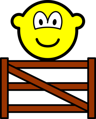 Sitting on the fence buddy icon